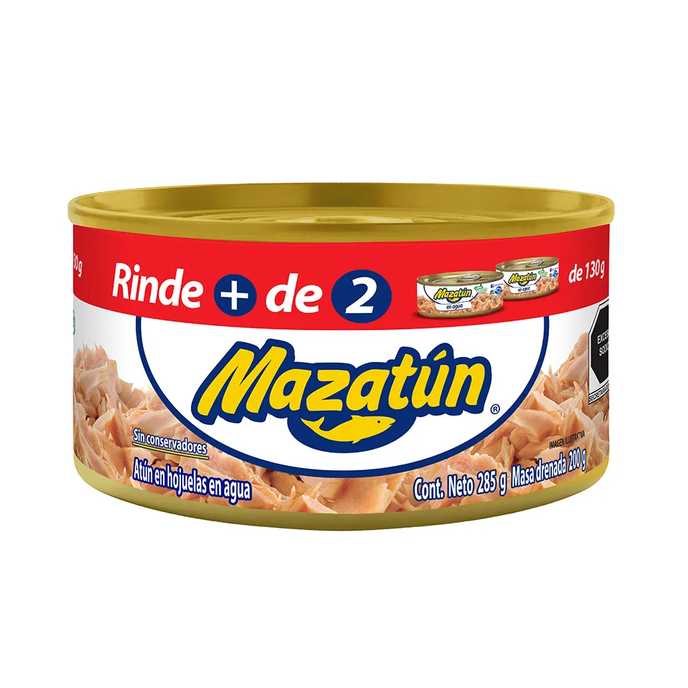 Atun En Agua Mazatun 285 g