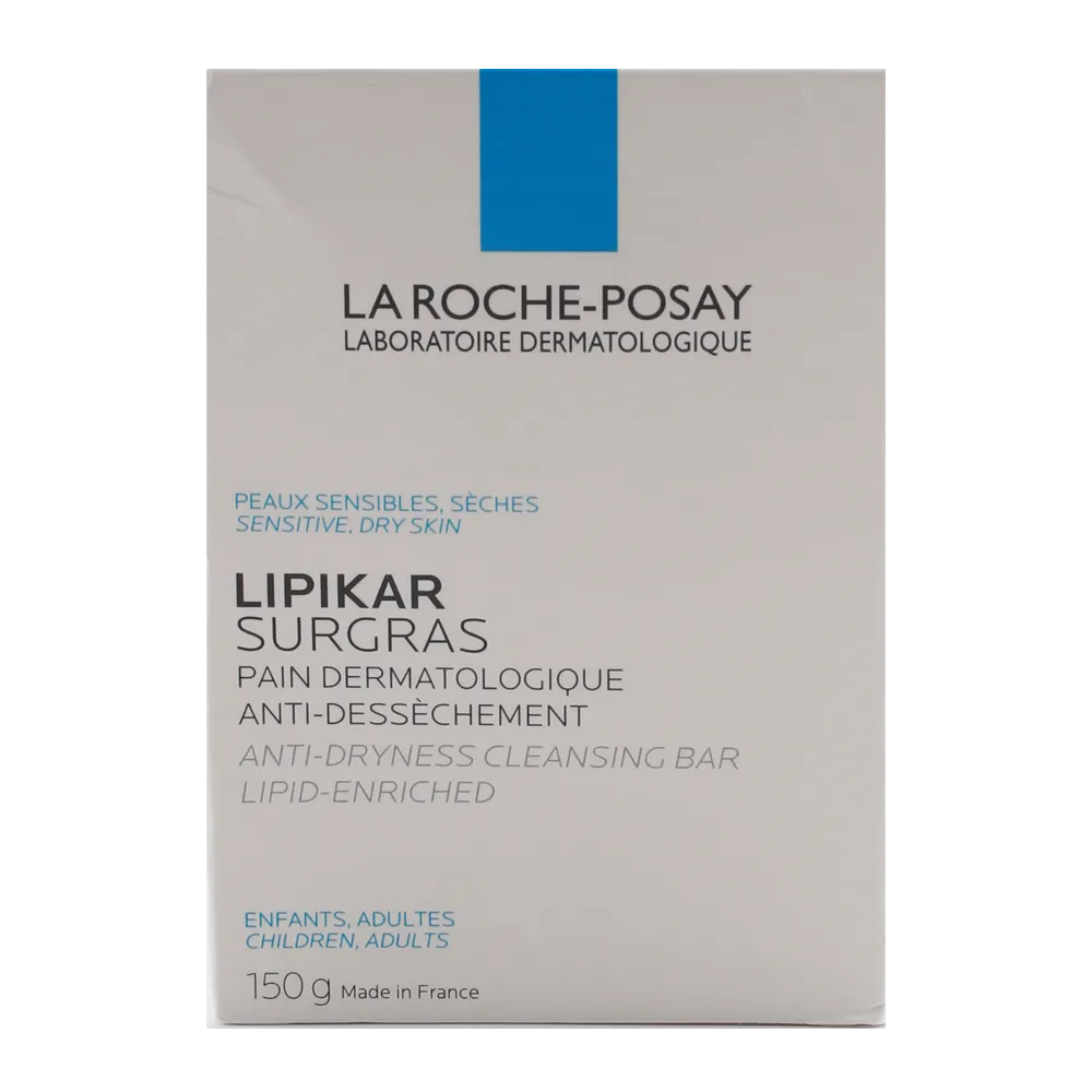 Jabon En Barra Piel Sensible Y Seca Lipikar Surgras La Roche Posay 150 g