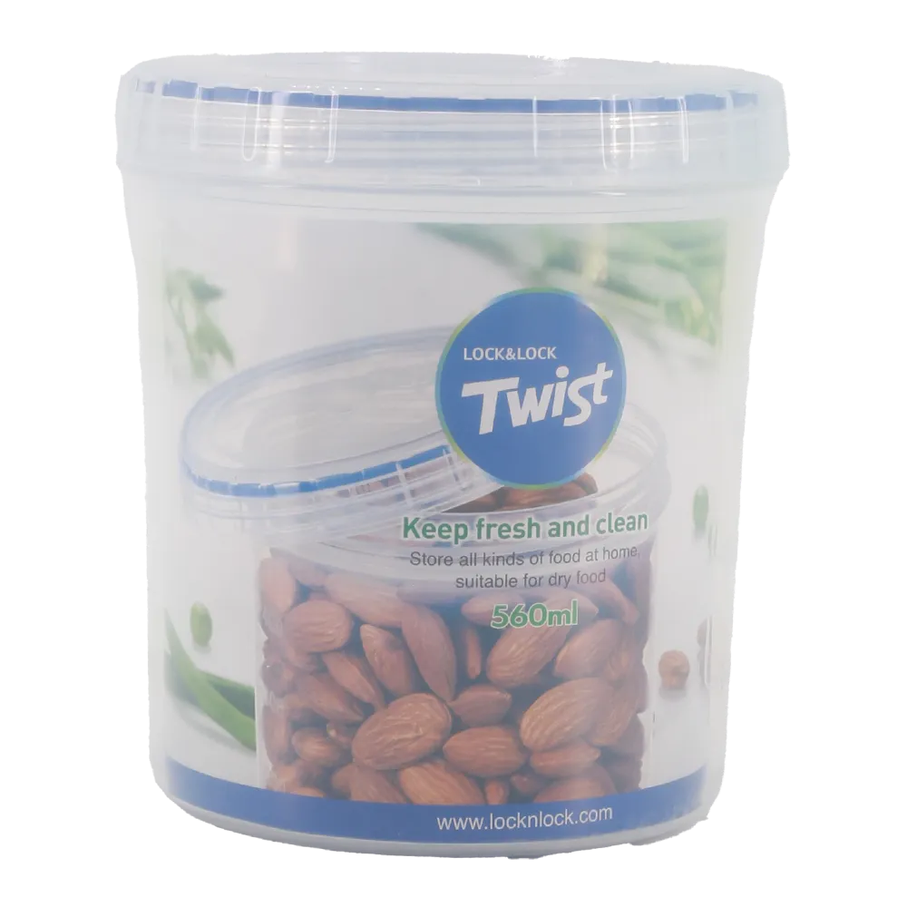 Contenedor Plastico Linea Twist 560 Ml Lock&Lock 1 Pza
