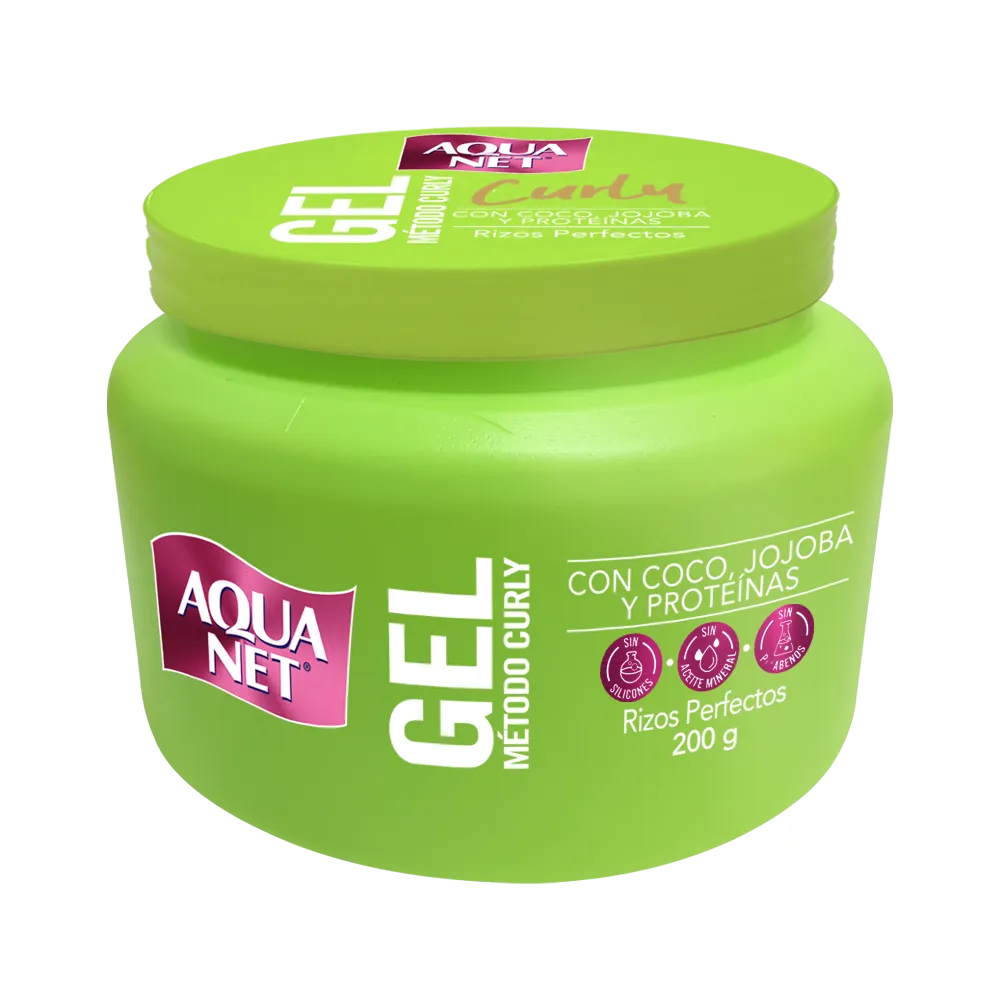 GEL CURLY AQUANET 200 GRAMOS