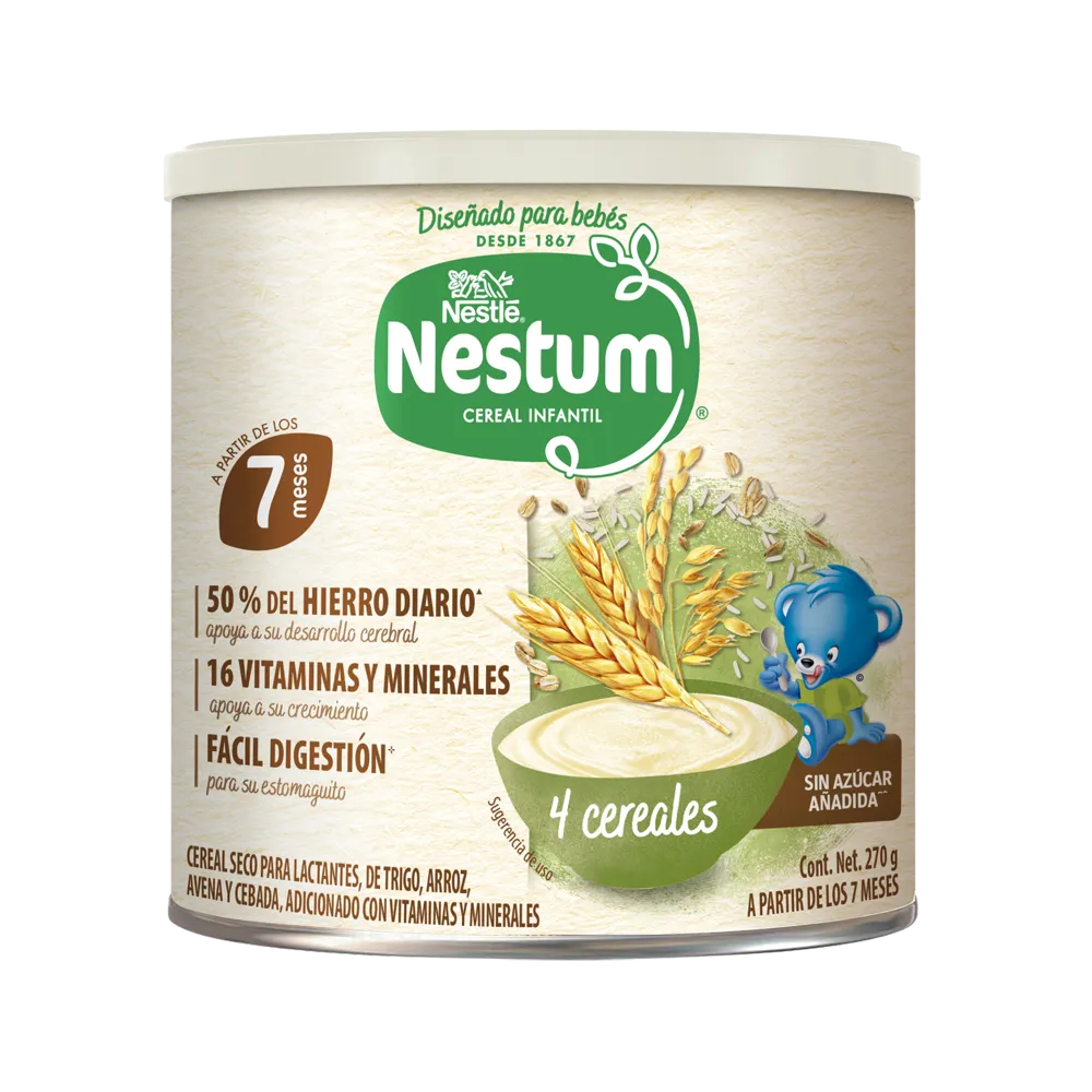 Cereal para bébe 6 Meses de 4 Cereales   270G