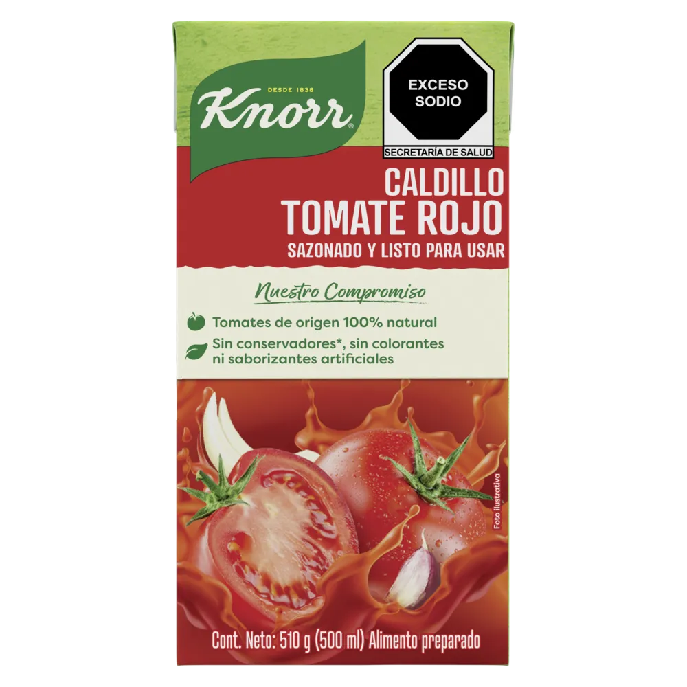 Caldillo De Tomate Knorr 500 Ml