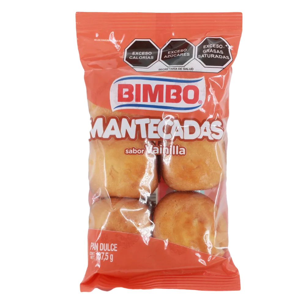 Mantecadas Vainilla 6Pz Bimbo 188 g