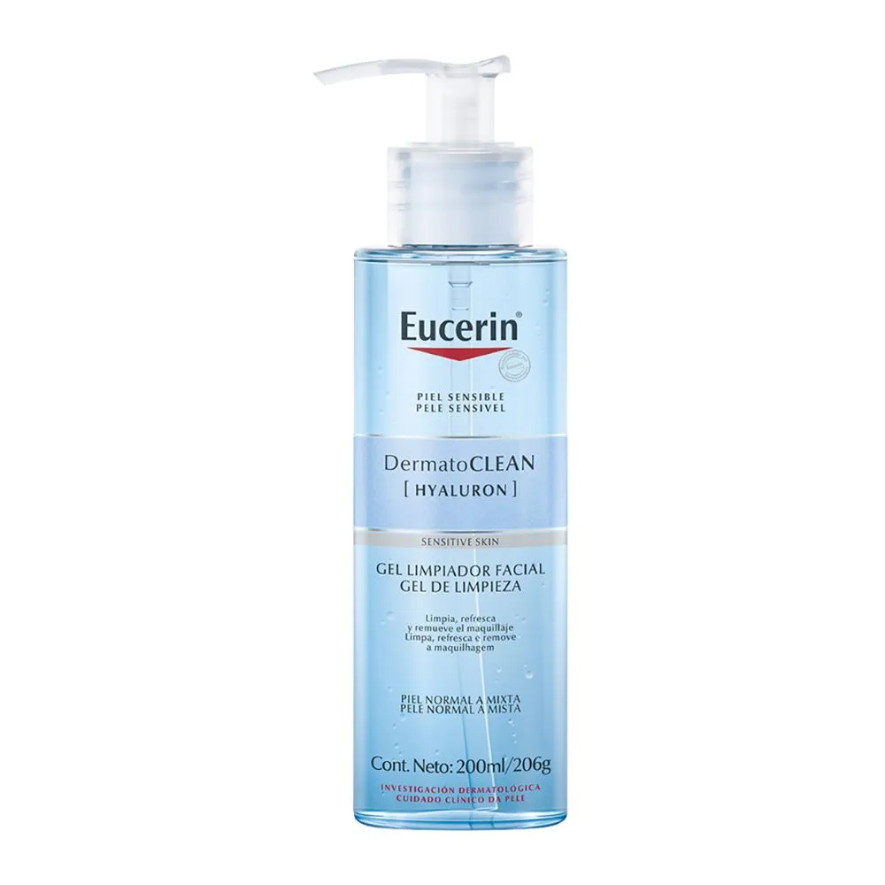 Gel Limpiador Facial Piel Sensible Eucerin 200 Ml