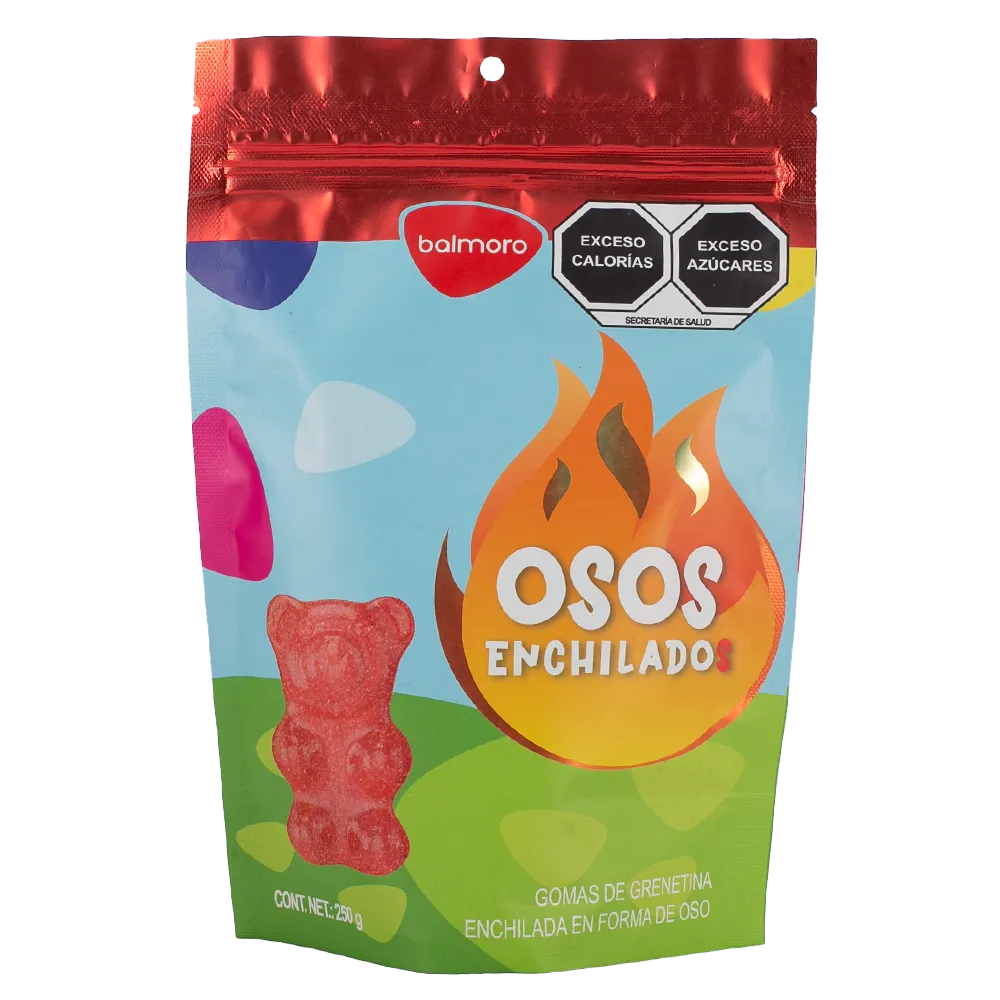 Gomas Osos Enchilados Balmoro 250 g