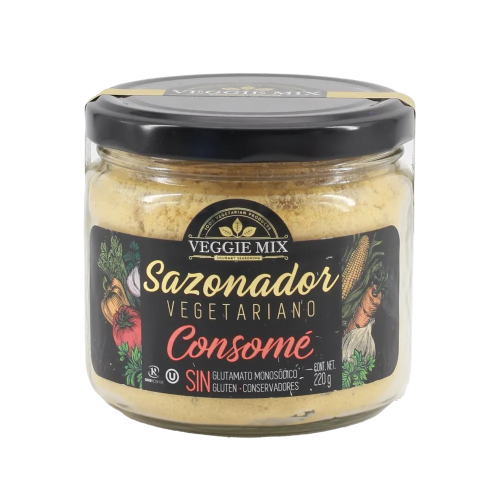Sazonador Vegetariano Consome Veggie Mix 220 g