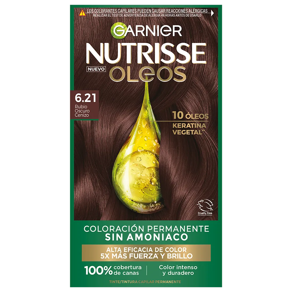 Tinte Tono 621 Nutrisse Oleos 1 Pza