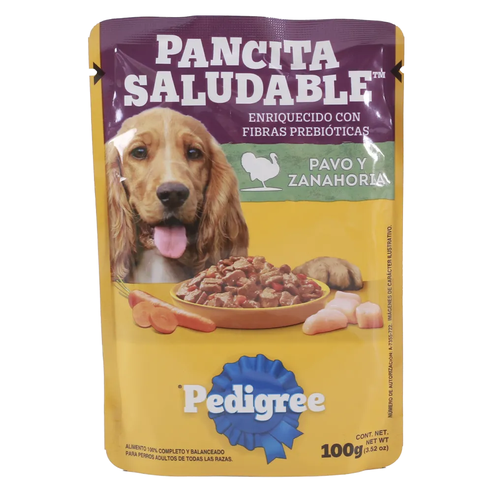 Alimento Humedo Para Perro Todas Las Razas Pavo Y Zanahoria Pedigree 100 g