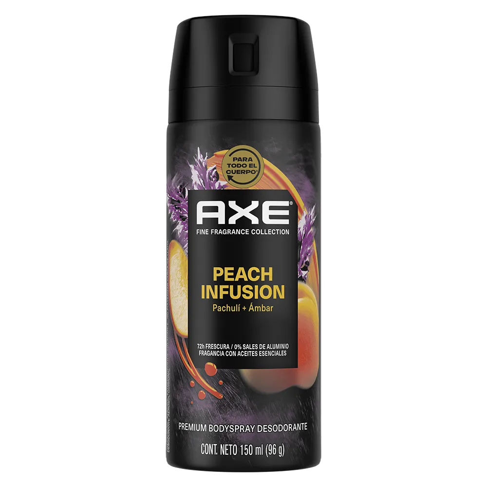 Desodorante Aerosol Peach Infusion Axe 150 Ml