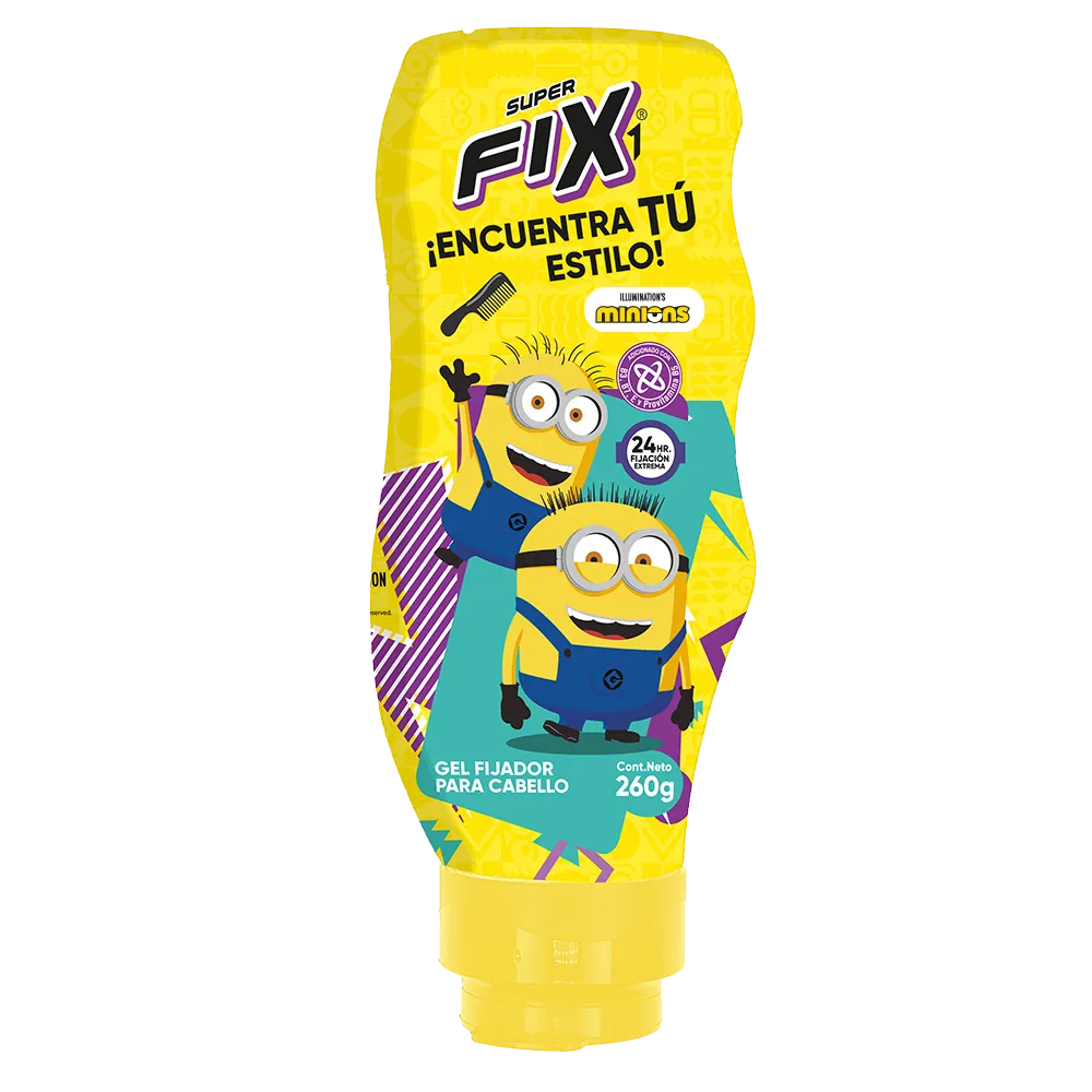 GEL FIJADOR MINIONS SUPER FIX 260 GRAMOS