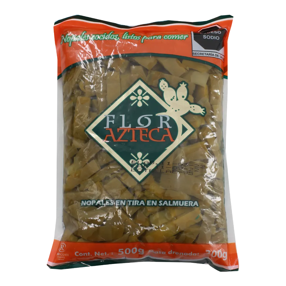 Nopal Picado En Salmuera Flor Azteca Pza