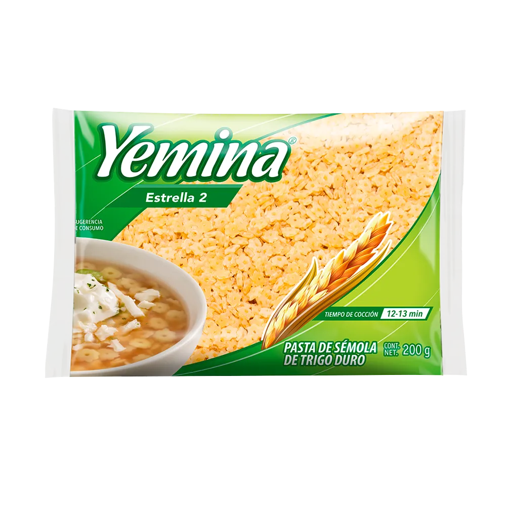 Pasta Para Sopa Estrella Chica Yemina 200 G