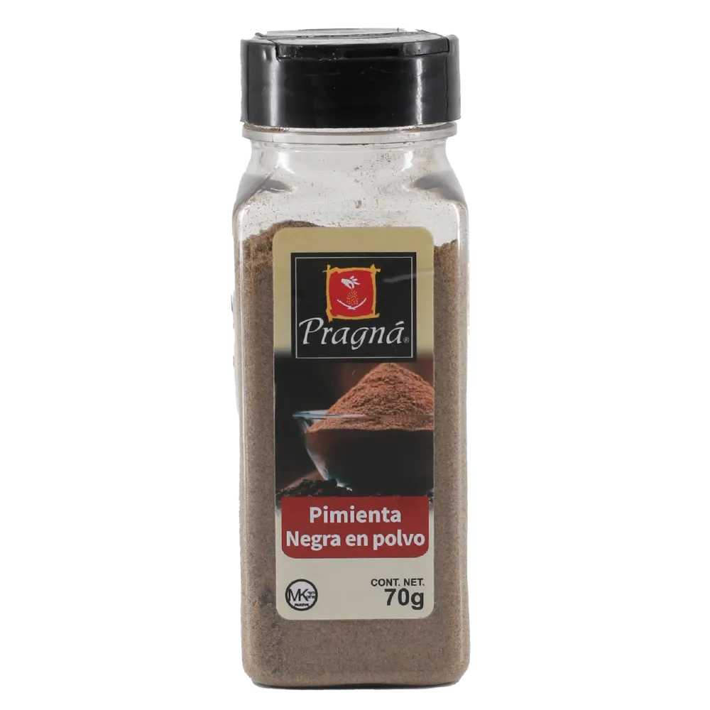 Pimienta Negra En Polvo Pragna 70 Gr