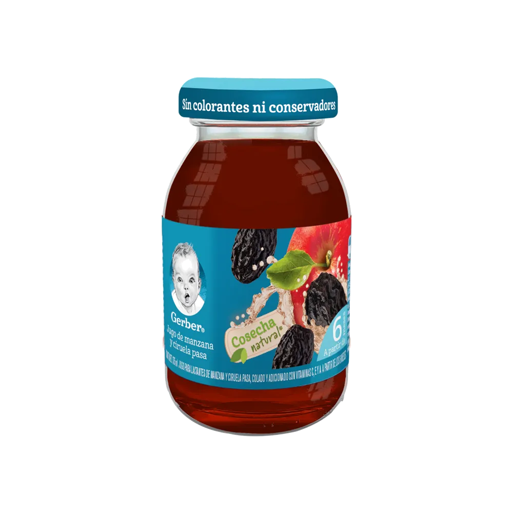 Jugo gerber segunda etapa Manzana con ciruela MANZANA CIRUELA   175 Ml