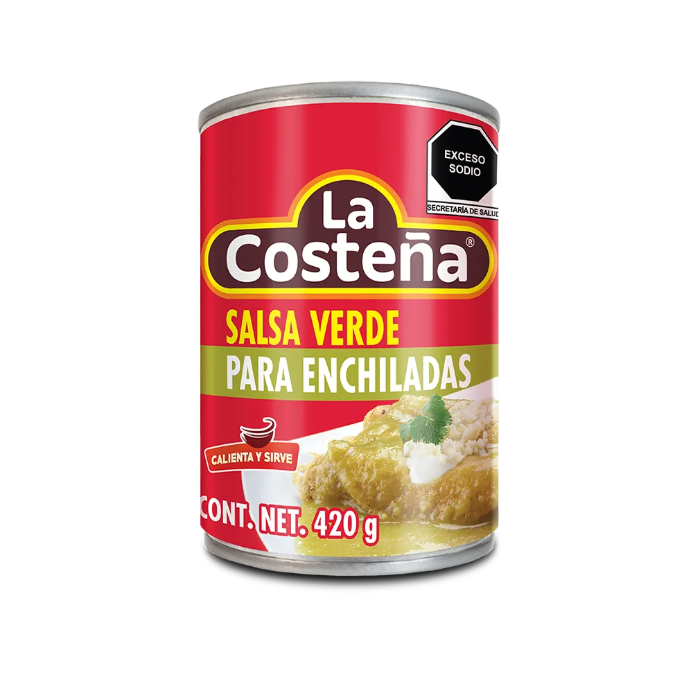 Salsa Para Enchiladas Verdes La Costeña 420 Gr