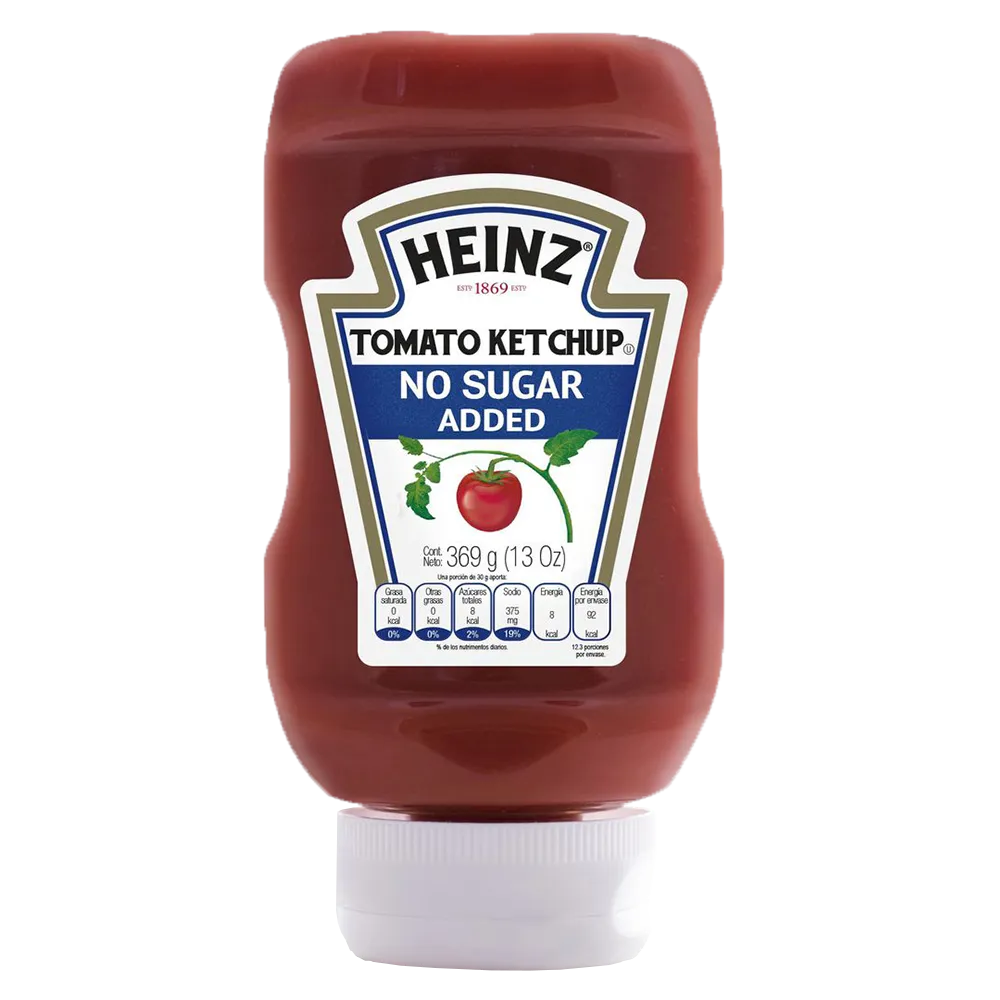 Salsa Catsup Sin Azucar Heinz 369 g