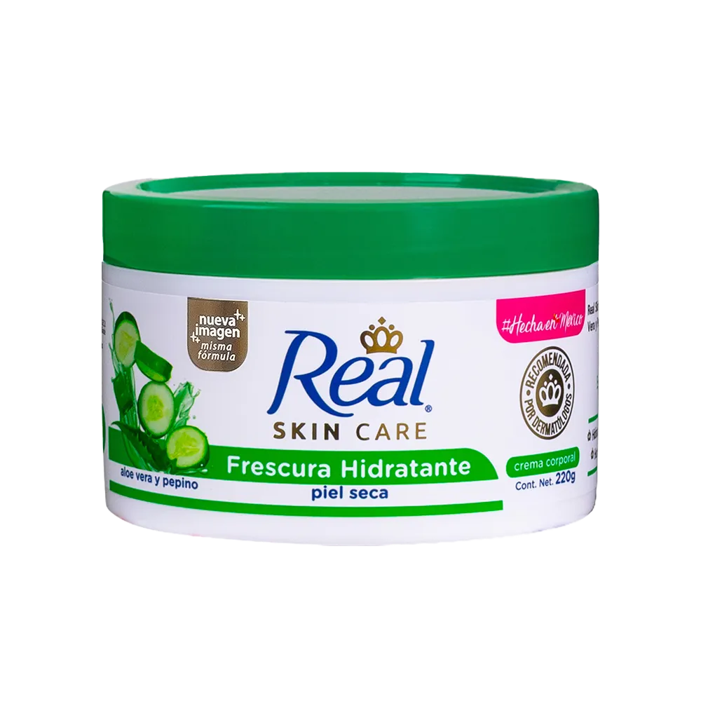 Crema Solida Frescura Hidratante Real 220 g