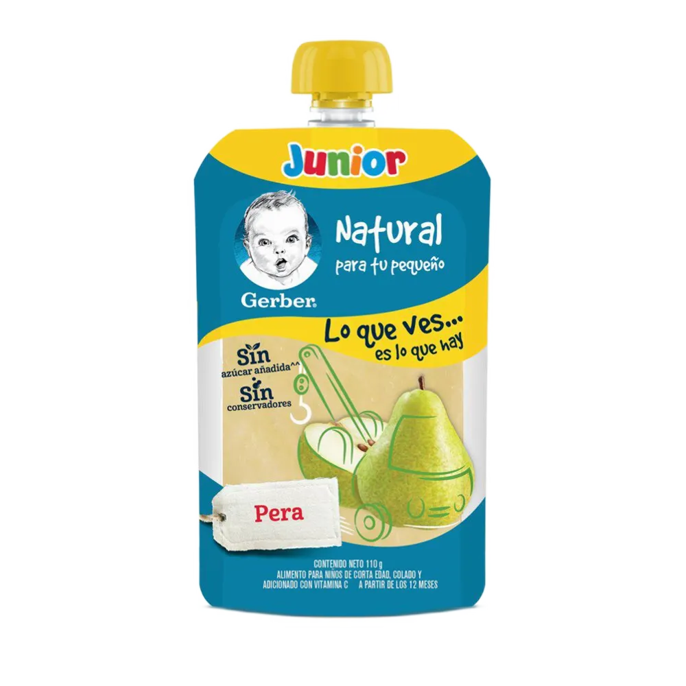 Papilla Gerber Pouch Pera   110G