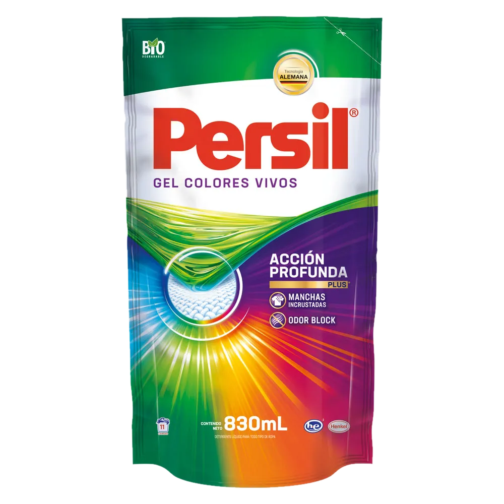 DETERGENTE LIQUIDO COLOR PERSIL 830 MILILI
