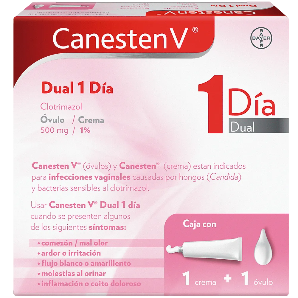 Canesten V Dual 1D 1% Bay Consum 1 Ovulo