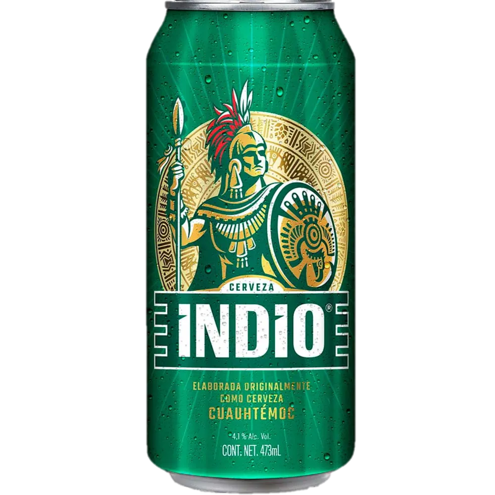 Cerveza Lata Indio 473 Ml
