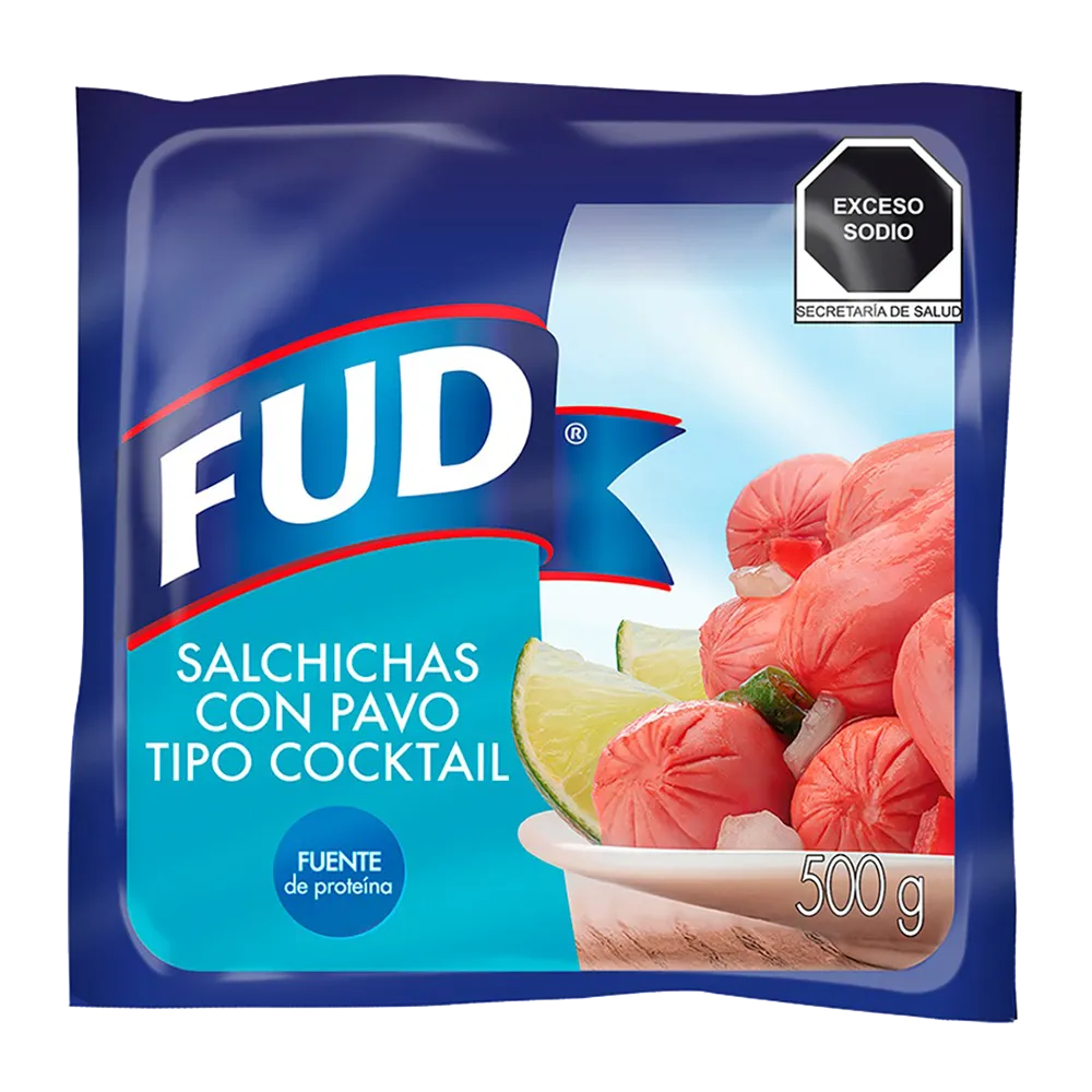 Salchichas de pavo tipo Cocktail Fud 500 g