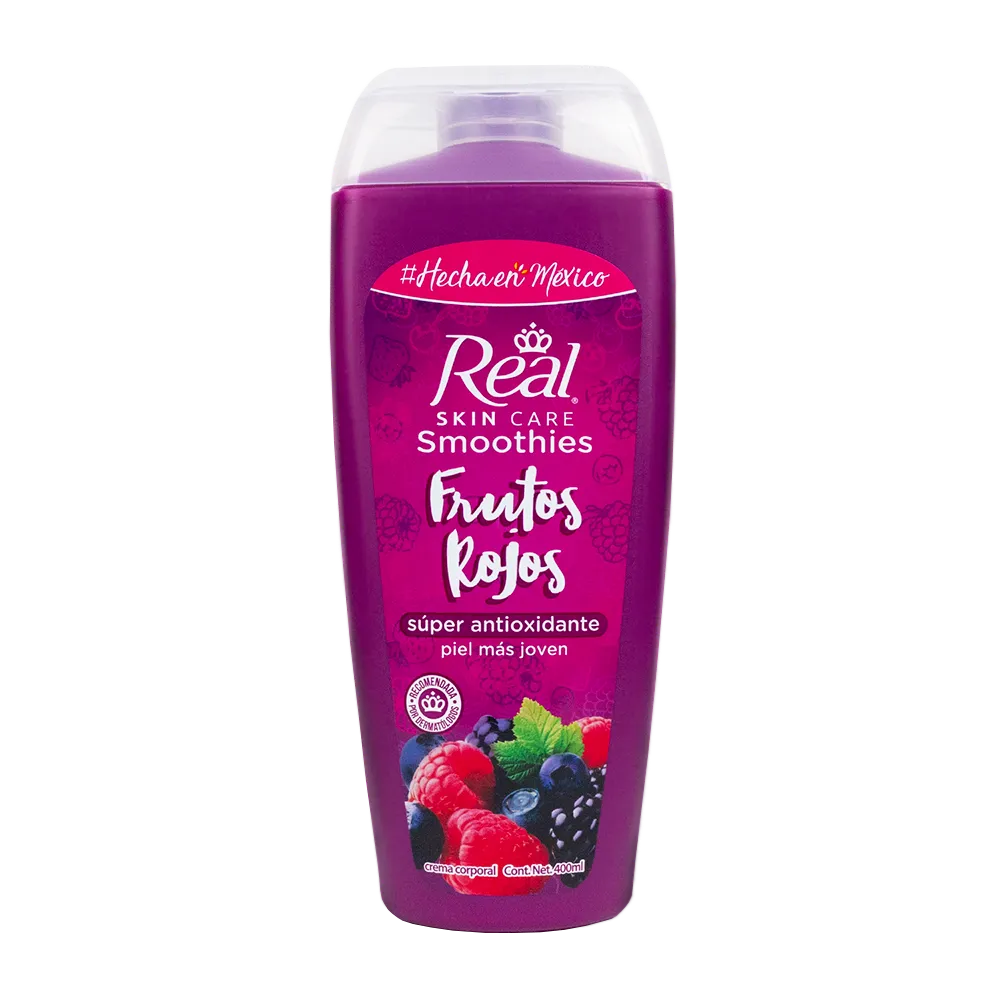 Crema Liquida Smoothies Frutos Rojos Real 400 Ml