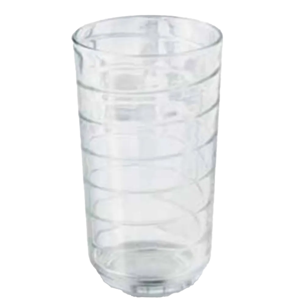 VASO VIDRIO LINEA ESPIRAL 533 ML 9065 CRISA 1 PIEZA