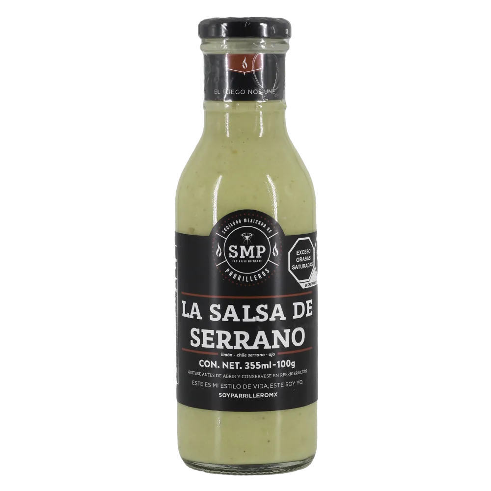 Salsa Picante De Chile Serrano Smp 355 g