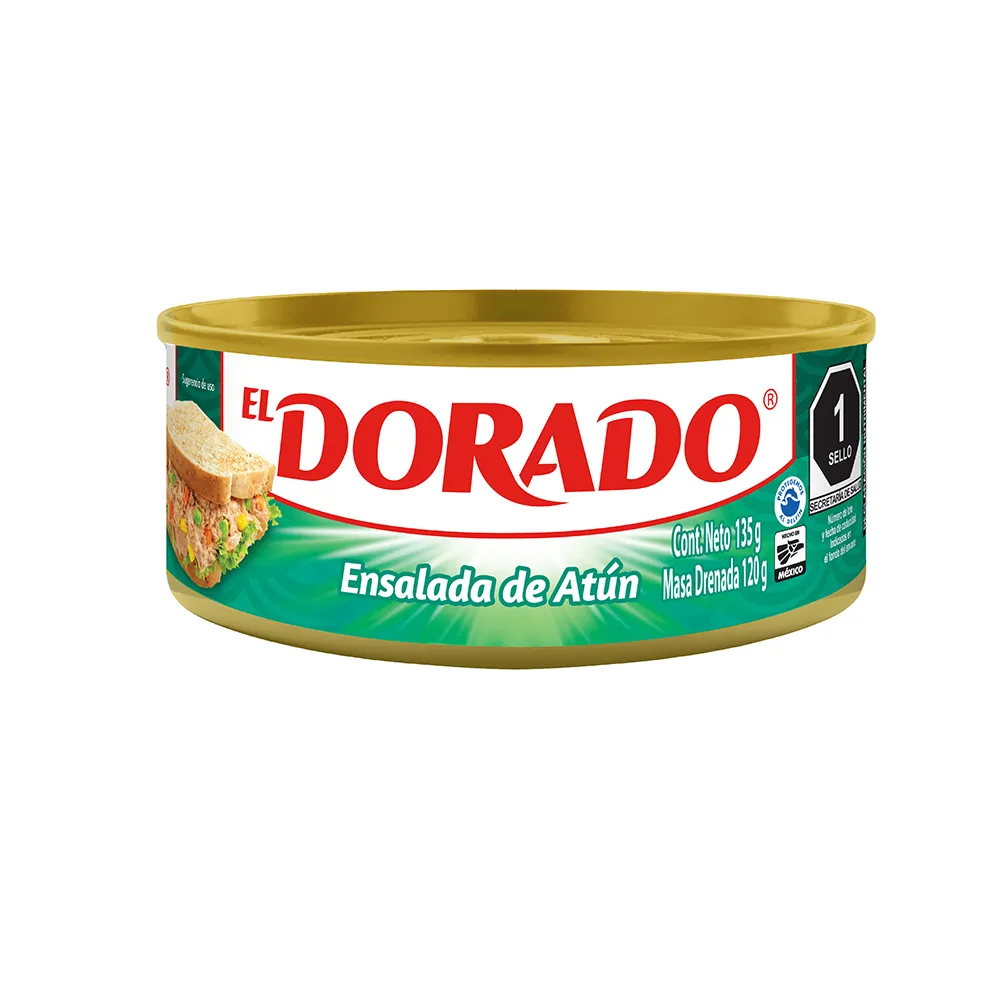 Atun Con Verduras En Agua El Dorado 135 g