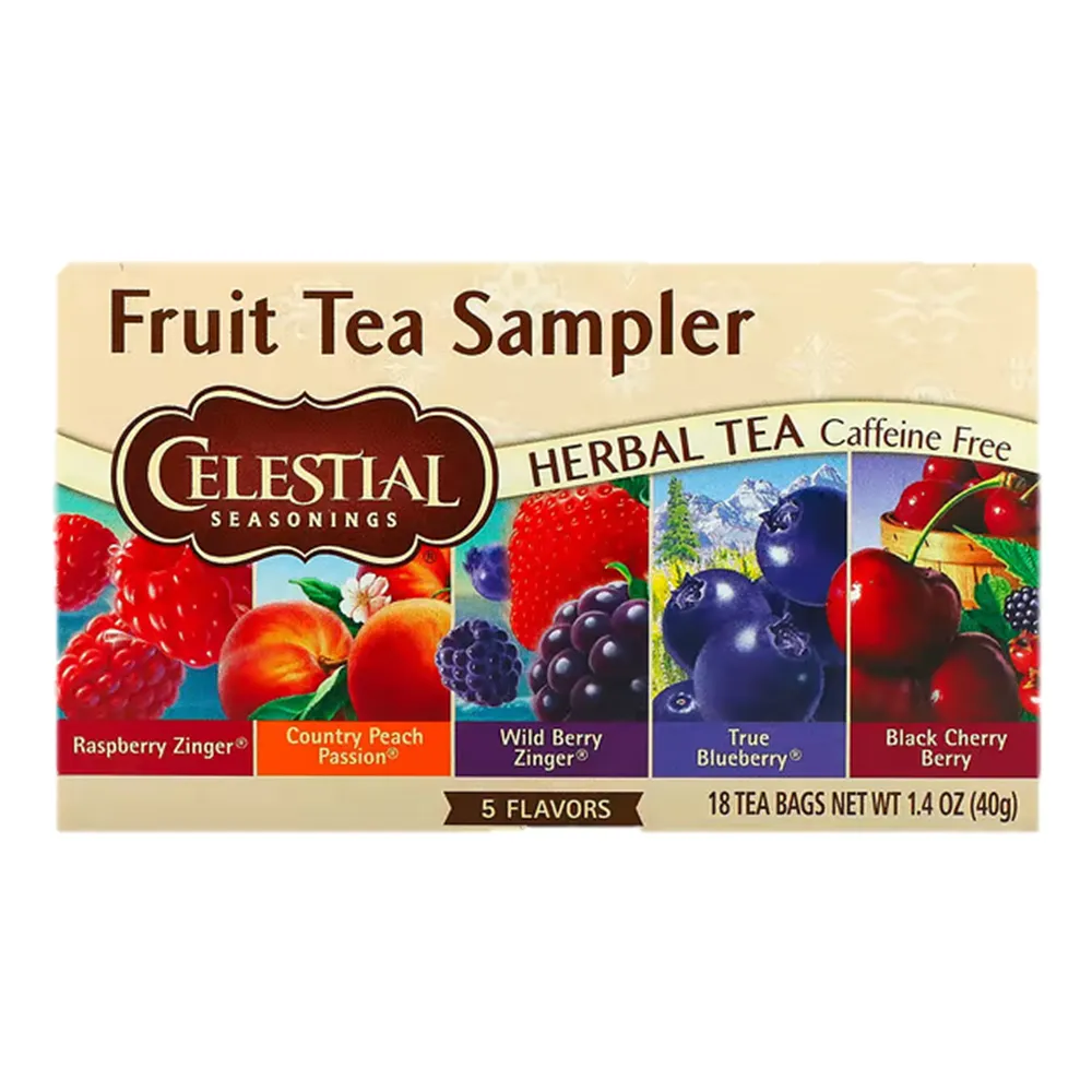 Variedad De Tes Frutales Celestial 18 Sobres