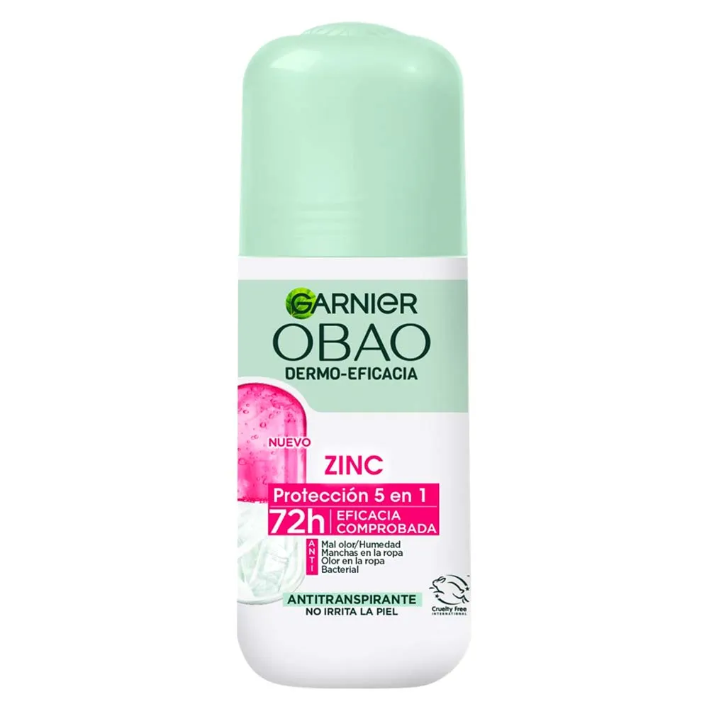Antitranspirante Roll On Dermo Zinc Obao 65 Gr