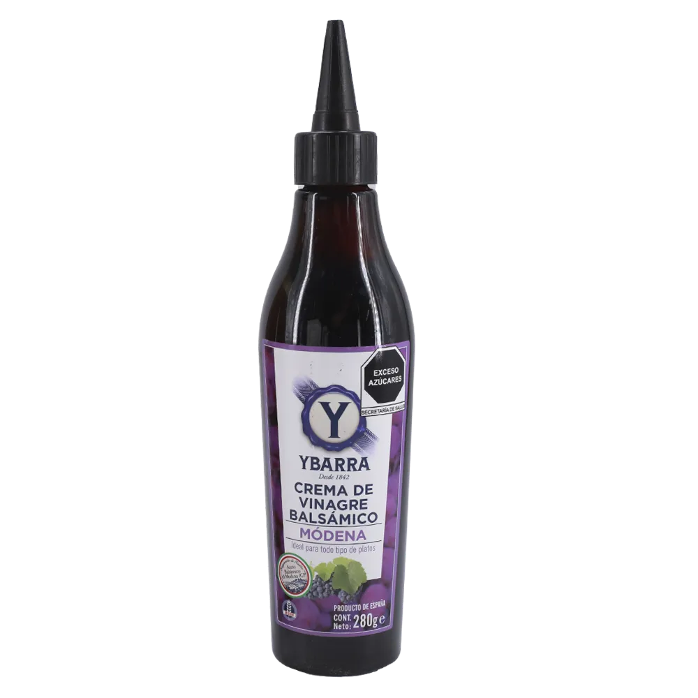 Crema De Vinagre Balsamico Modena Uva Ybarra 280 g