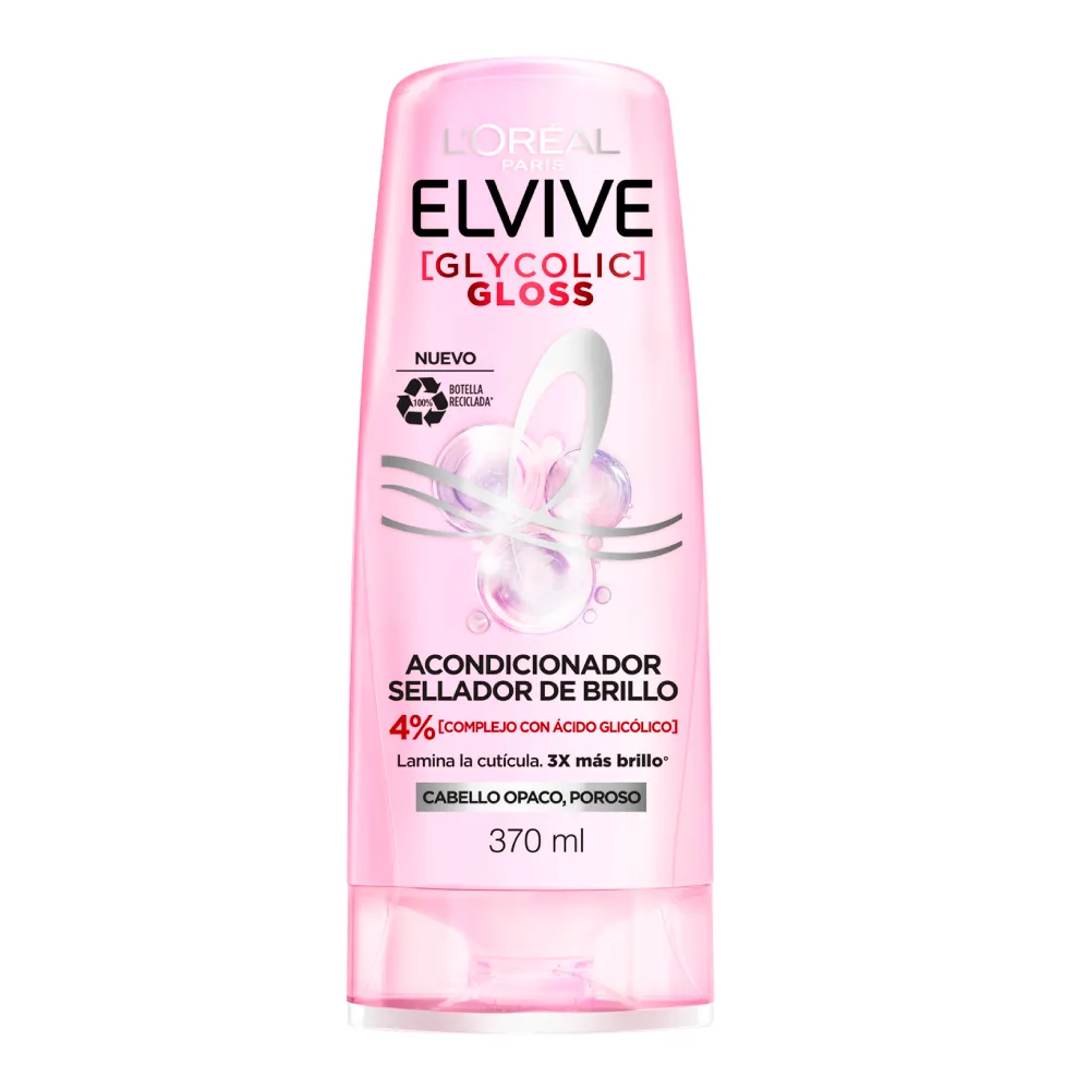 Acondicionador Glycolic Gloss Elvive 370 Ml