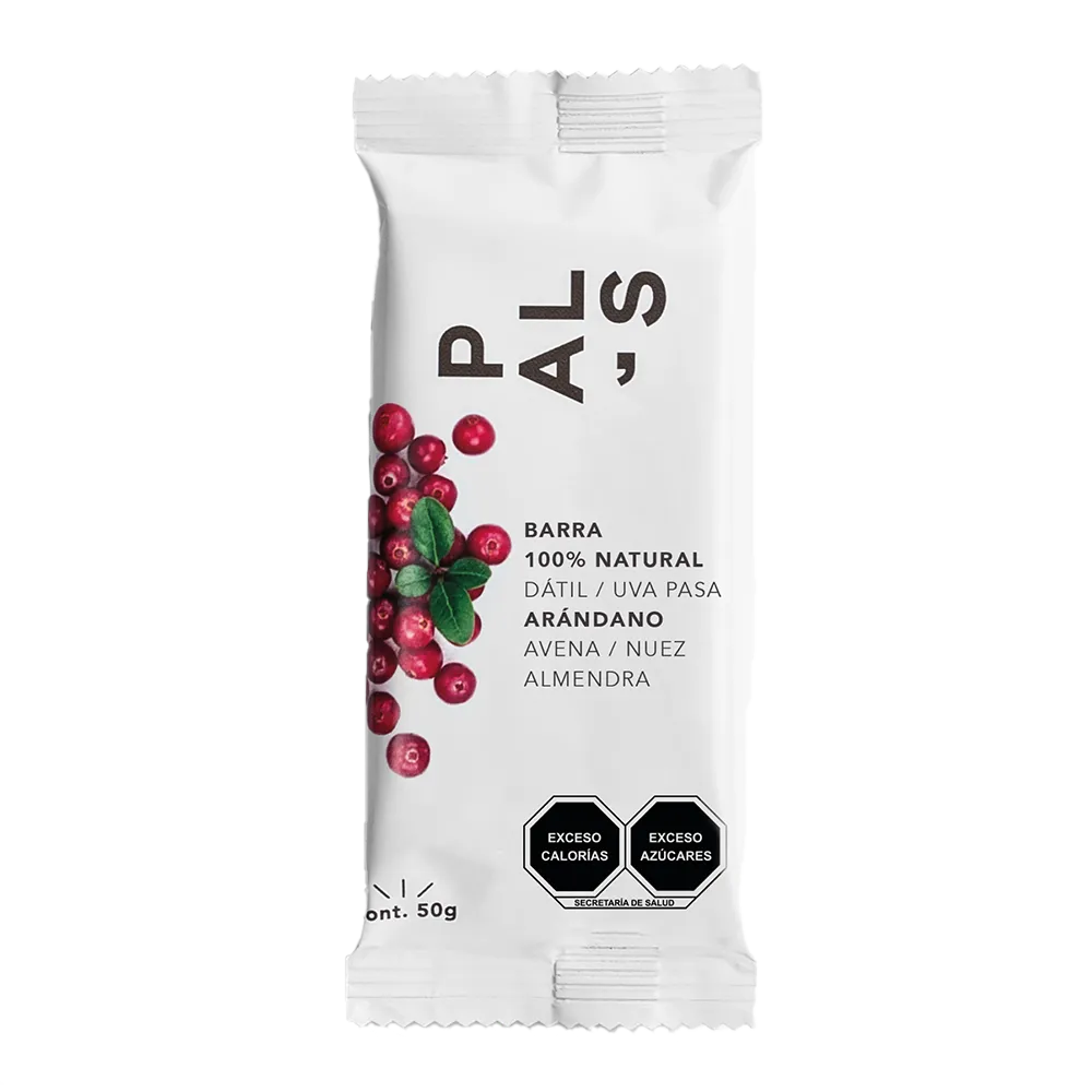 Barra De Datil Sabor Arandano Pals 50 g