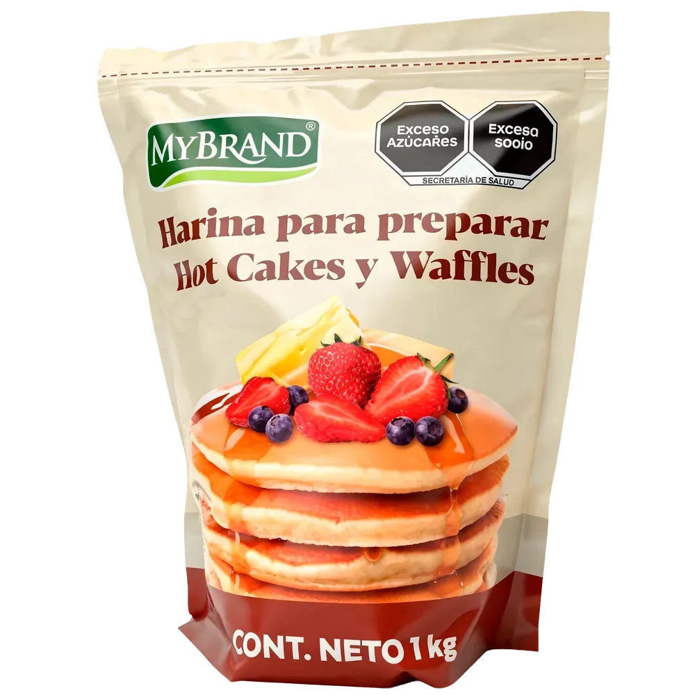 Harina Para Hot Cakes Y Waffles Mybrand 1 Kg