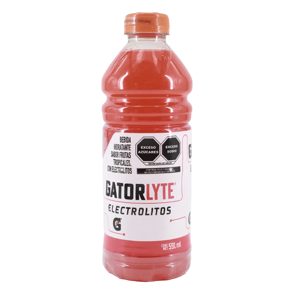 BEBIDA CON ELECTROLITOS FRUTOS TROPICALES GATORLYTE 591 MILILI