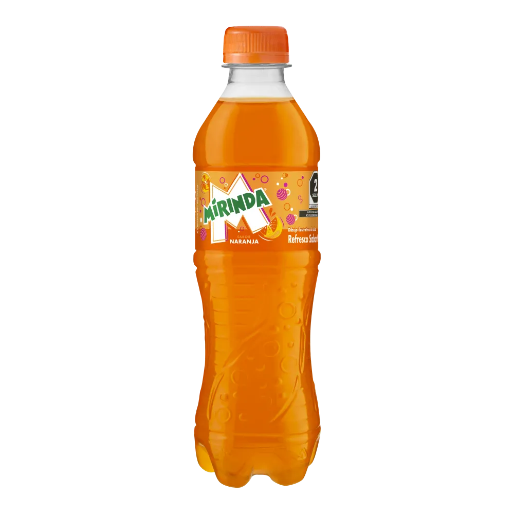 REFRESCO PET NARANJA MIRINDA 400 MILILI
