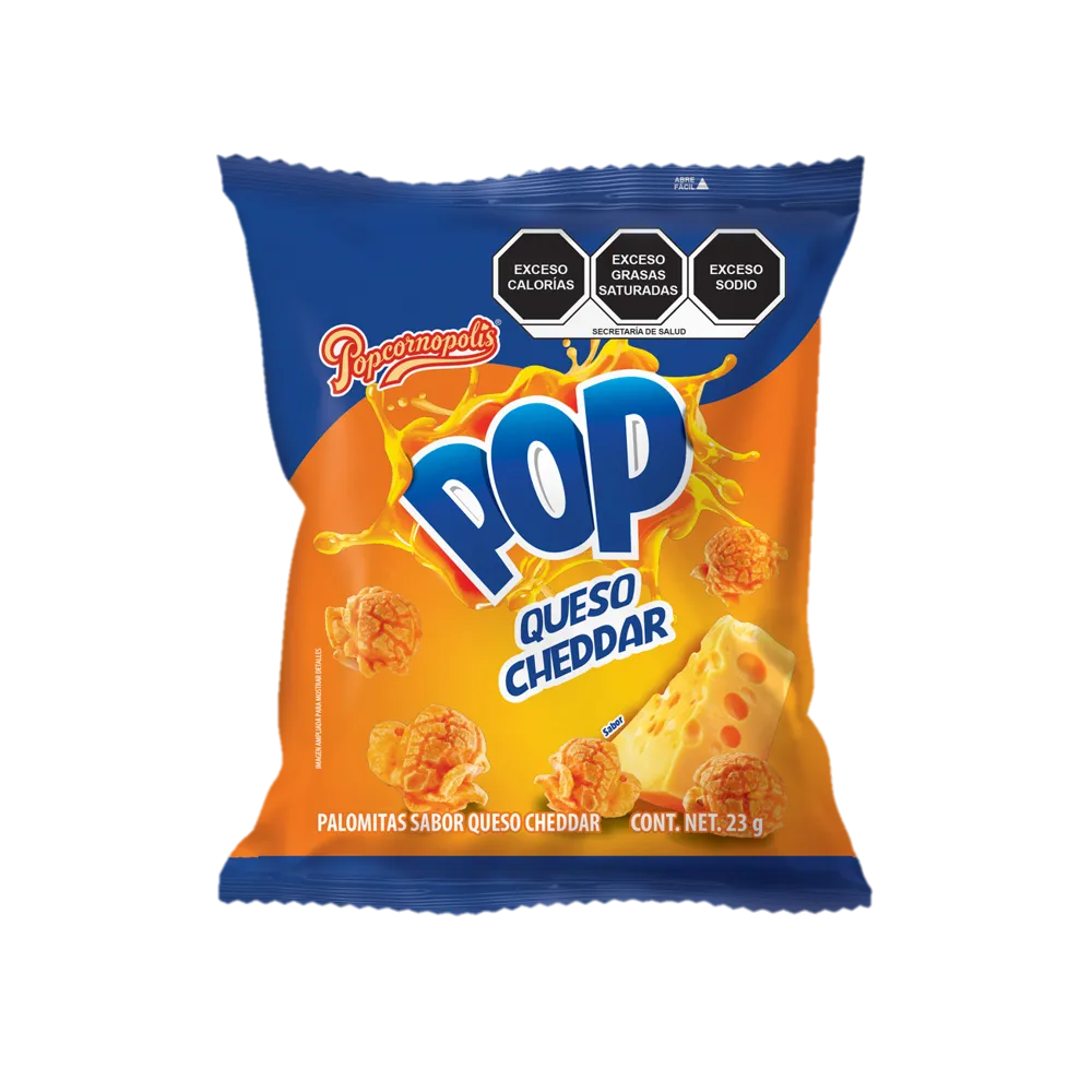 POP CHEDDAR PALOMITAS POP 23 GRAMOS