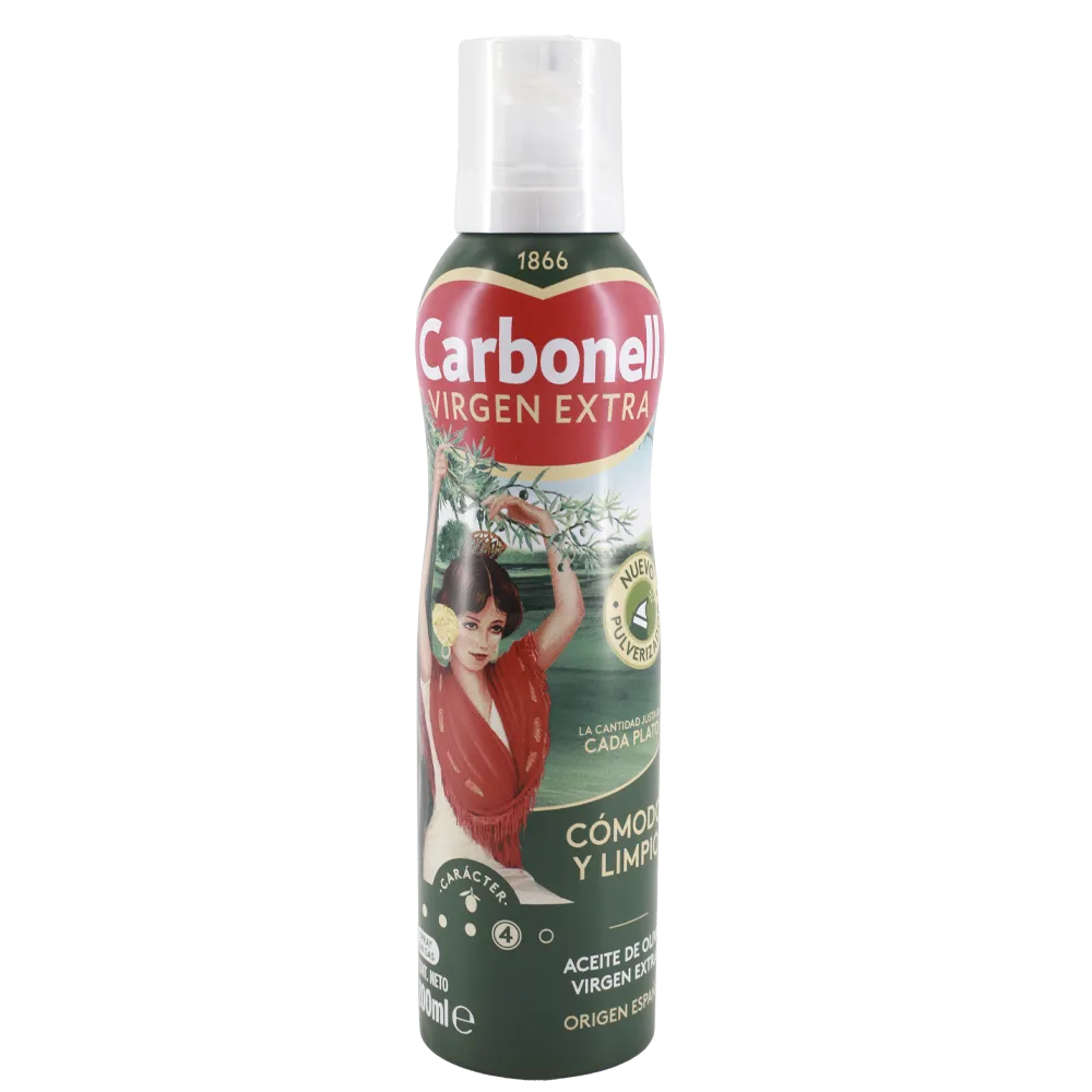 ACEITE DE OLIVA EXTRA VIRGEN EN AEROSOL CARBONELL 200 MILILI