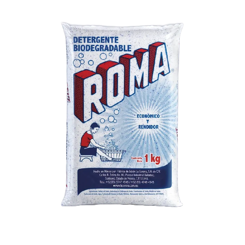 Detergente En Polvo Multiusos Biodegradable Roma 1 kg