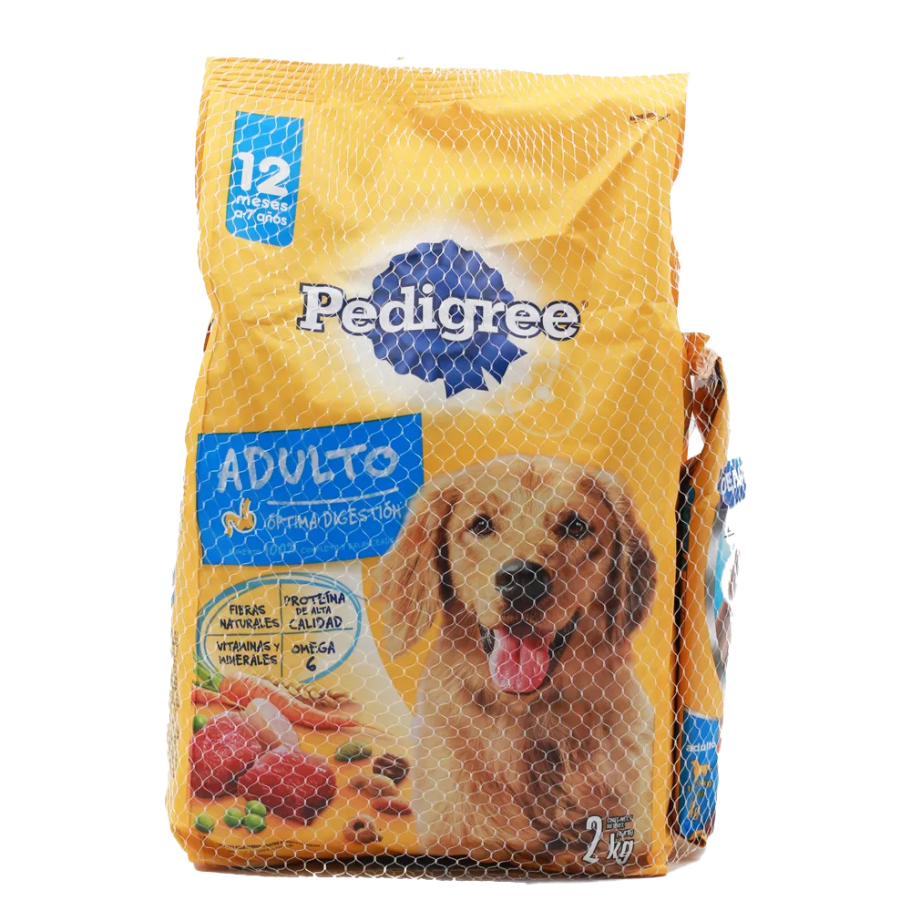 Alimento Seco Para Perro Adulto Nutricion Completa Carne Pedigree 2 Kg