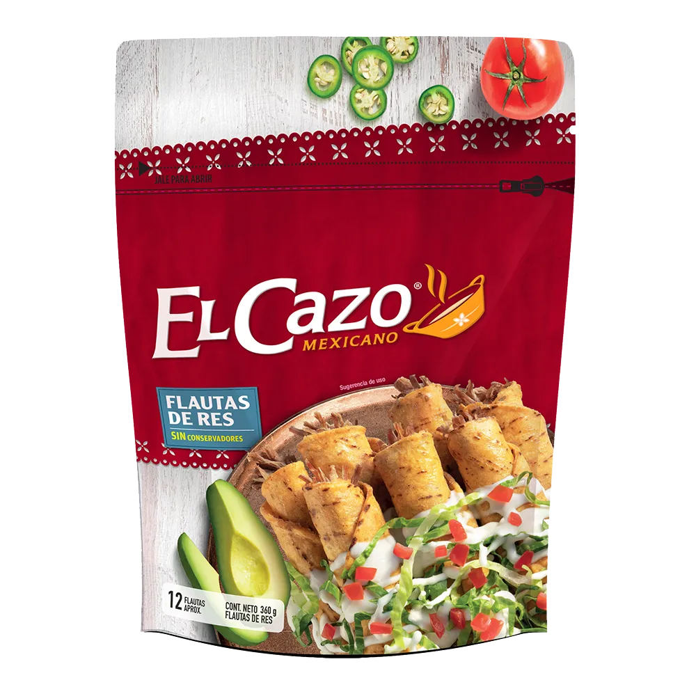 Flautas De Res Del Cazo 12 Pza