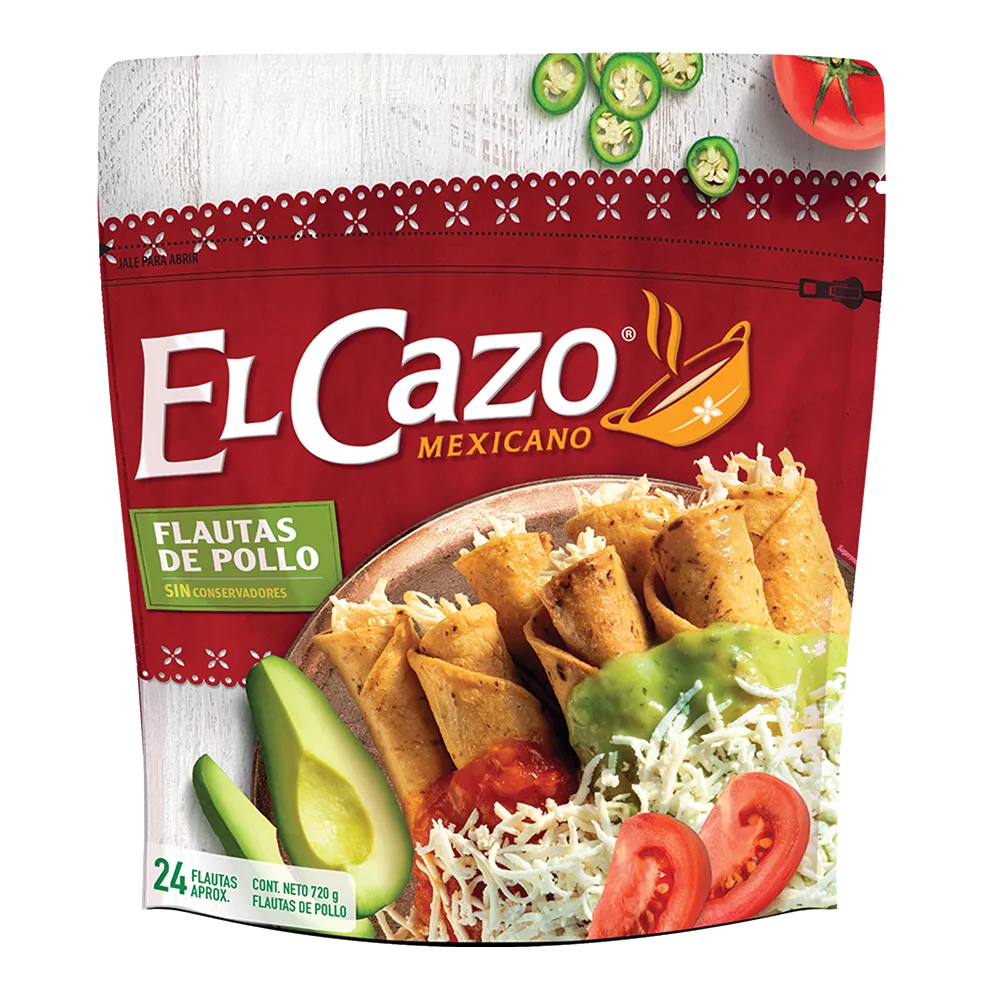 Flautas De Pollo Del Cazo 24 Pza