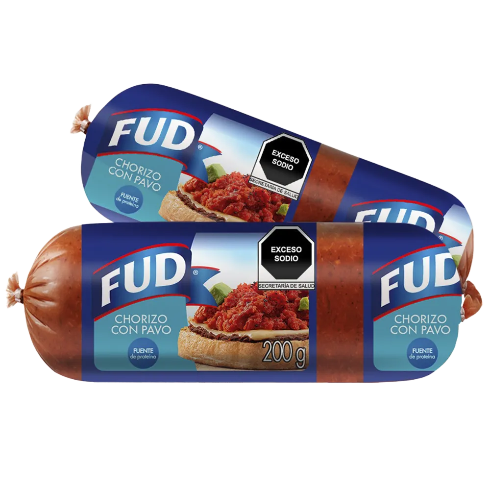 Chorizo De Pavo Fud 200 Gr