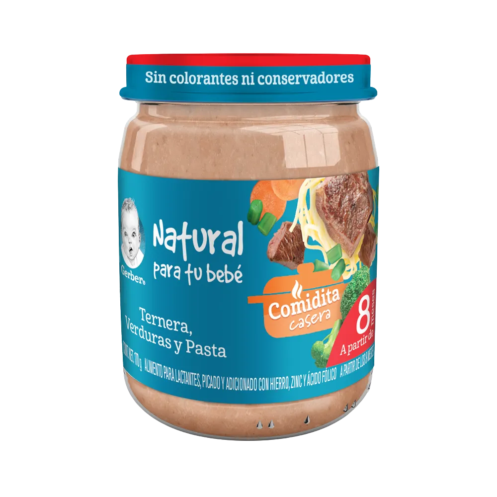Papilla Gerber Cosecha Natural Etapa 3 Frutas Tropicales   170G