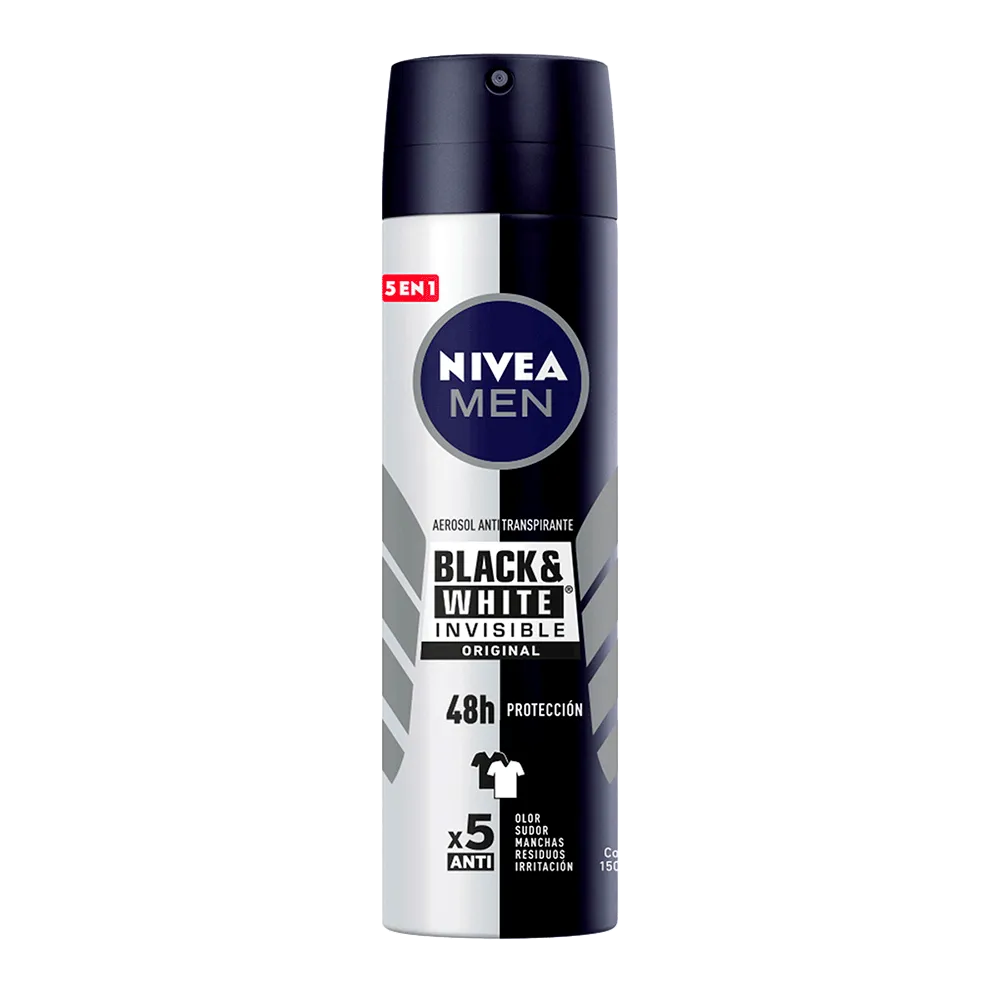 Desodorante Aerosol Power-Invisible Nivea Men 150 Ml