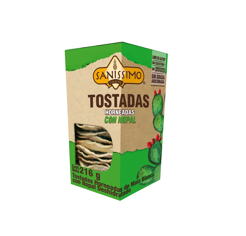 Tostadas Horneadas Nopal Sanissimo 216 g