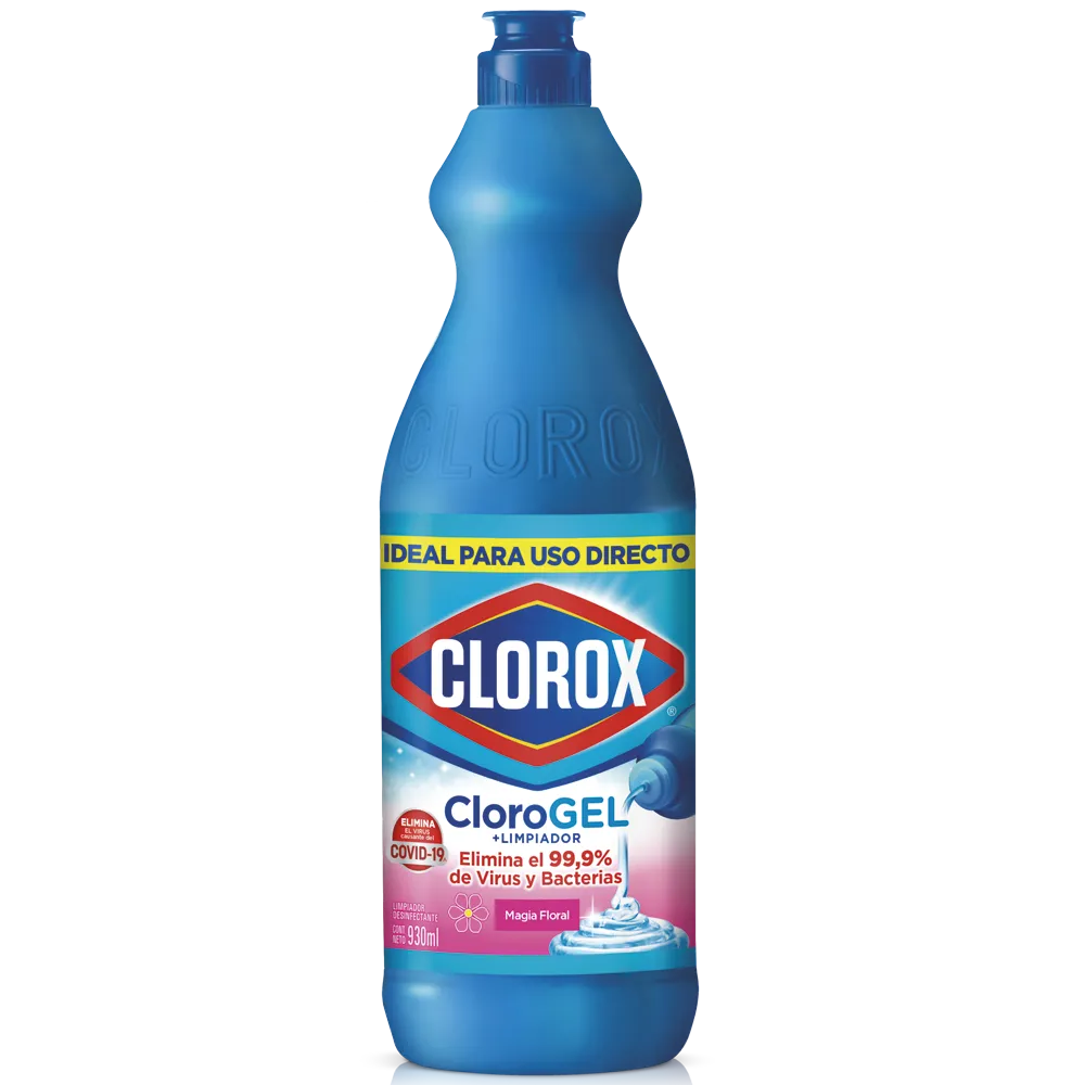 Blanqueador Liquido Power Gel Magia floral Clorox 930 ml