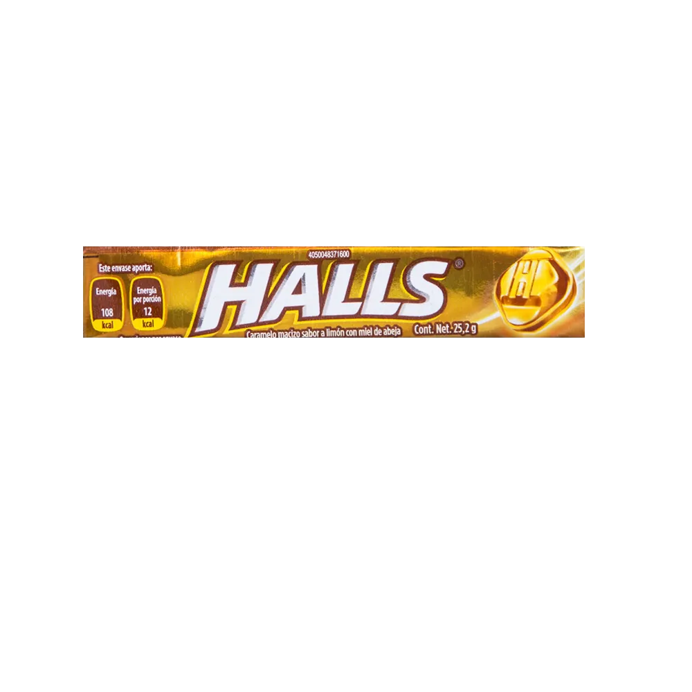 Pastilla Miel Halls 25 g